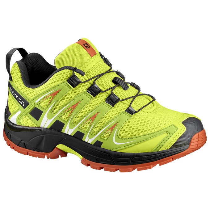 SALOMON XA PRO 3D J Philippines - Kids' Trail Running Shoes - Yellow/Black | 189425-GBI